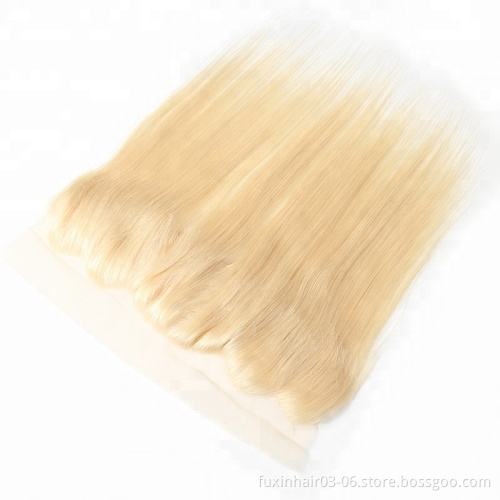 Top Quality Beauty Products 613 Color Brazilian Hair Lace Frontal 13 By 4 100% Unprocessed Virgin Human Hair Transparent Lace